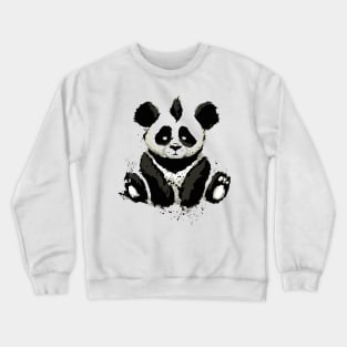 cool panda Crewneck Sweatshirt